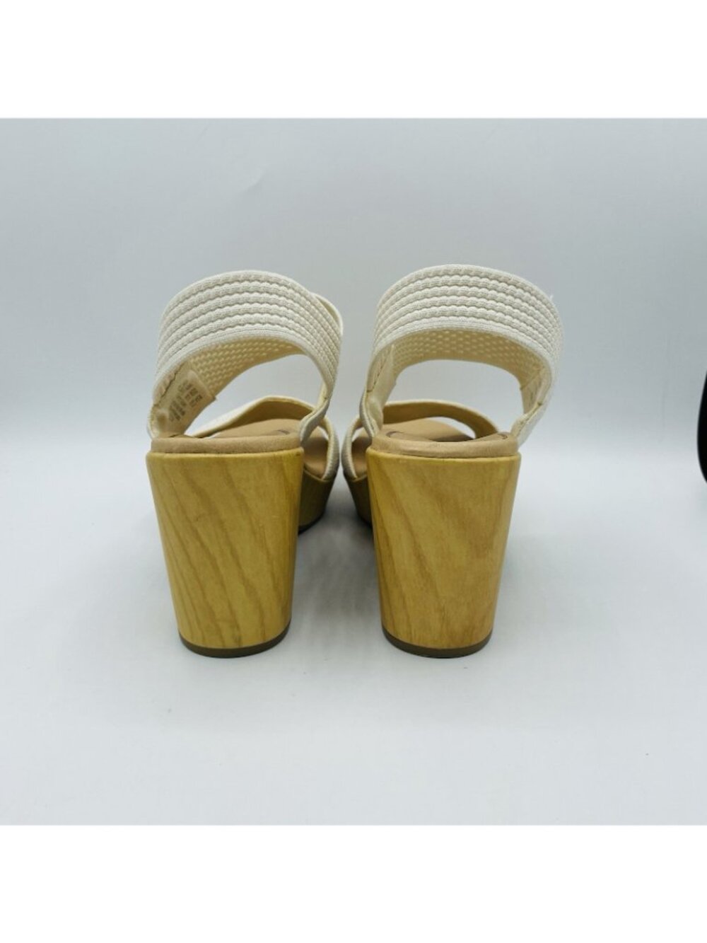 Dr Scholls Shoes Womens Size 8.5 M White Clogs Heels Sandals Strappy Comfort - Picture 7 of 11